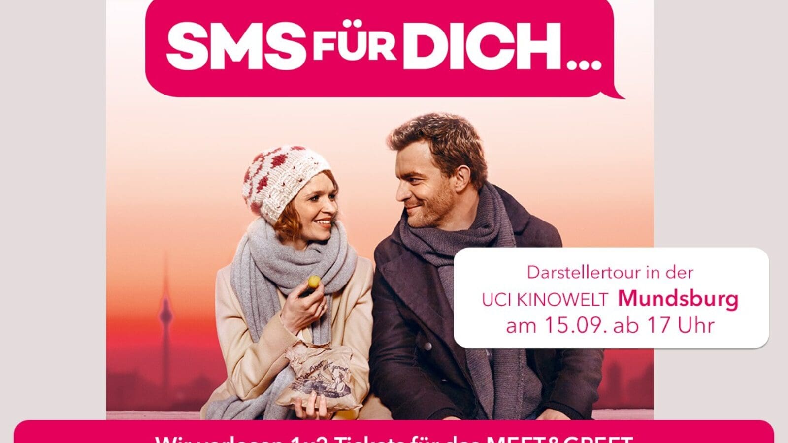 OXMOX verlost Tickets für “SMS Für Dich”!