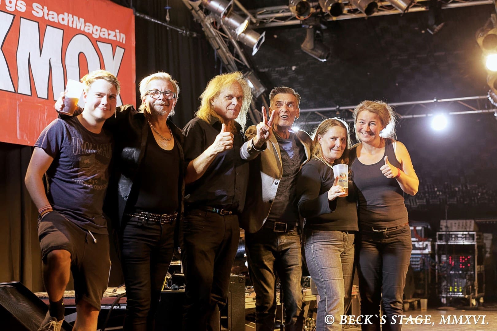 VICTORIOUS CONTESTANT: "FOOL`S PARADISE" (DK), ON STAGE AT OXMOX HAMBURG BANDCONTEST 2016. © BECK`S STAGE, MMXVI.