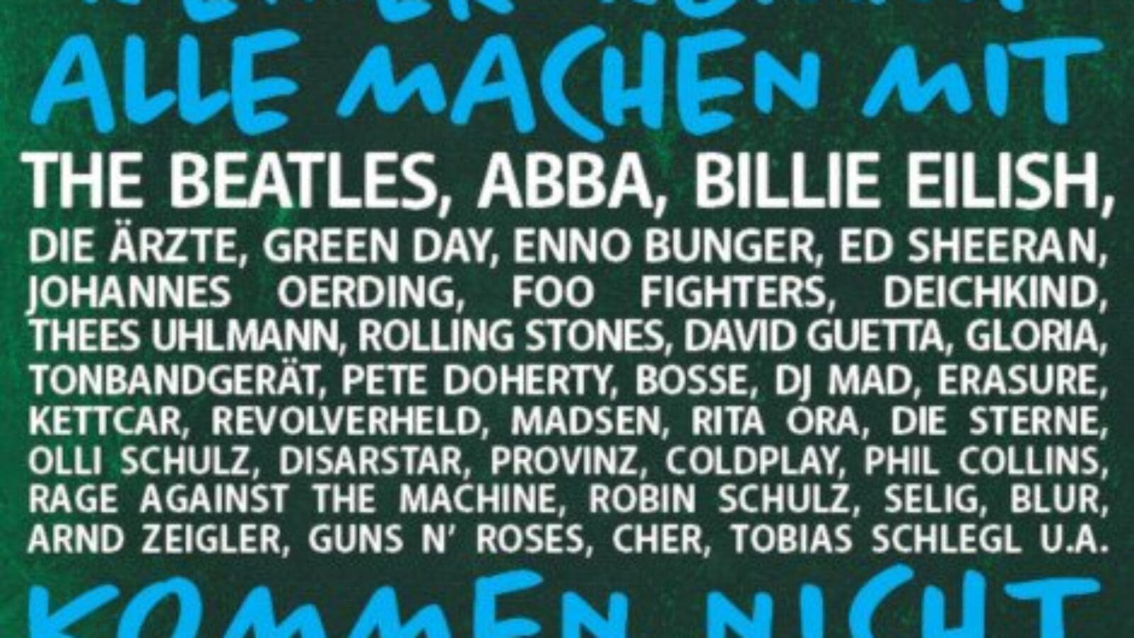 Keiner kommt, alle machen mit – das Solidaritätsfestival (12.05.)