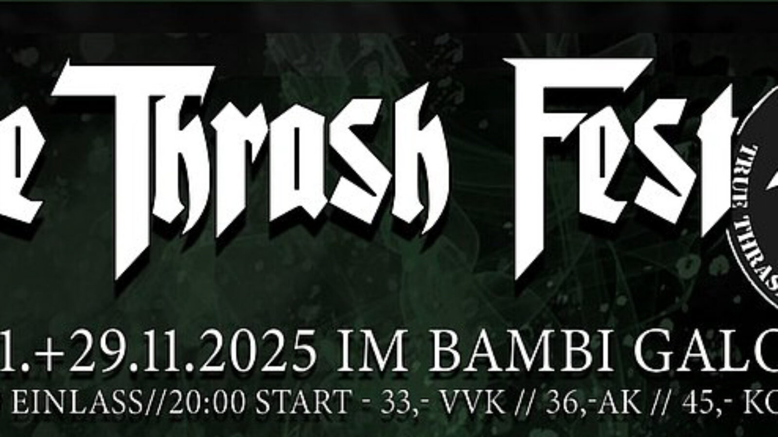 TRUE THRASH FEST Hamburg 2025
